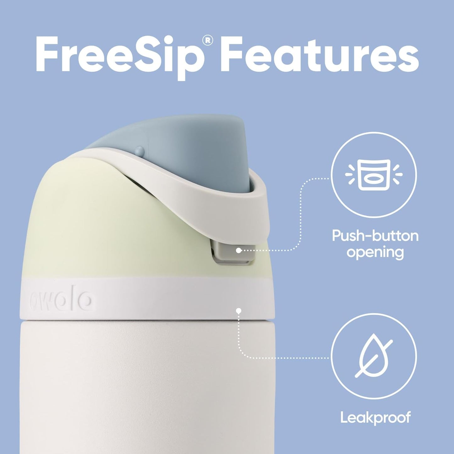 Owala FreeSip Insulated Stainless Steel Water Bottle