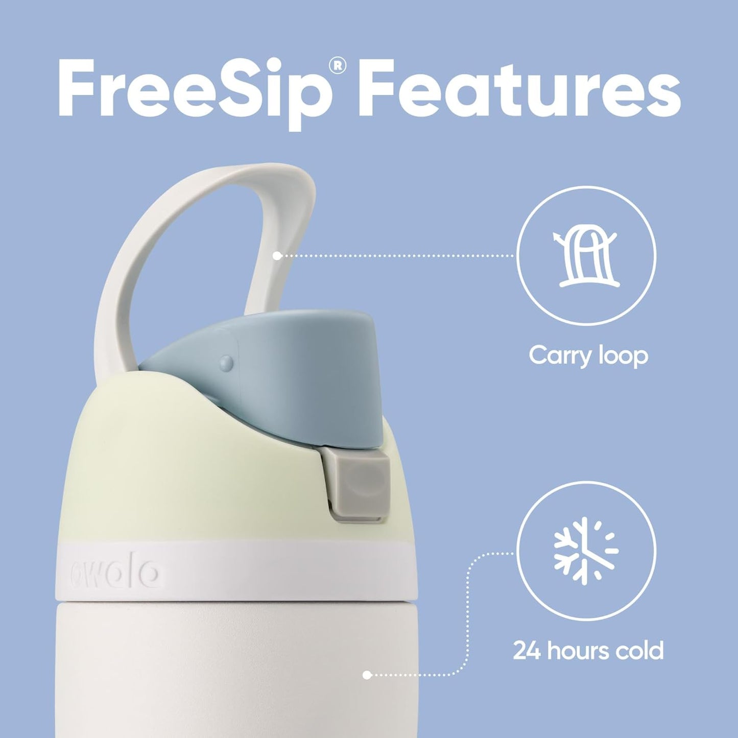 Owala FreeSip Insulated Stainless Steel Water Bottle
