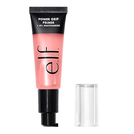 e.l.f. Power Grip Primer + 4% Niacinamide, Gel-Based & Hydrating Face Primer, Evens Skin & Brightens, Grips Makeup